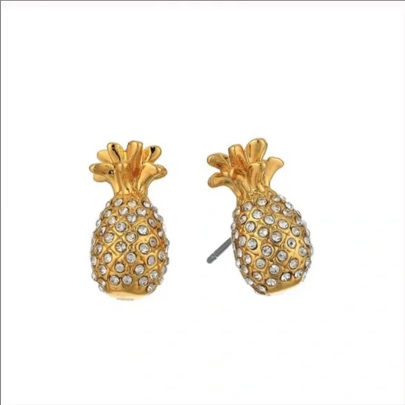 Kate Spade Pineapple🍍Pave Earrings - Picture 5 of 8